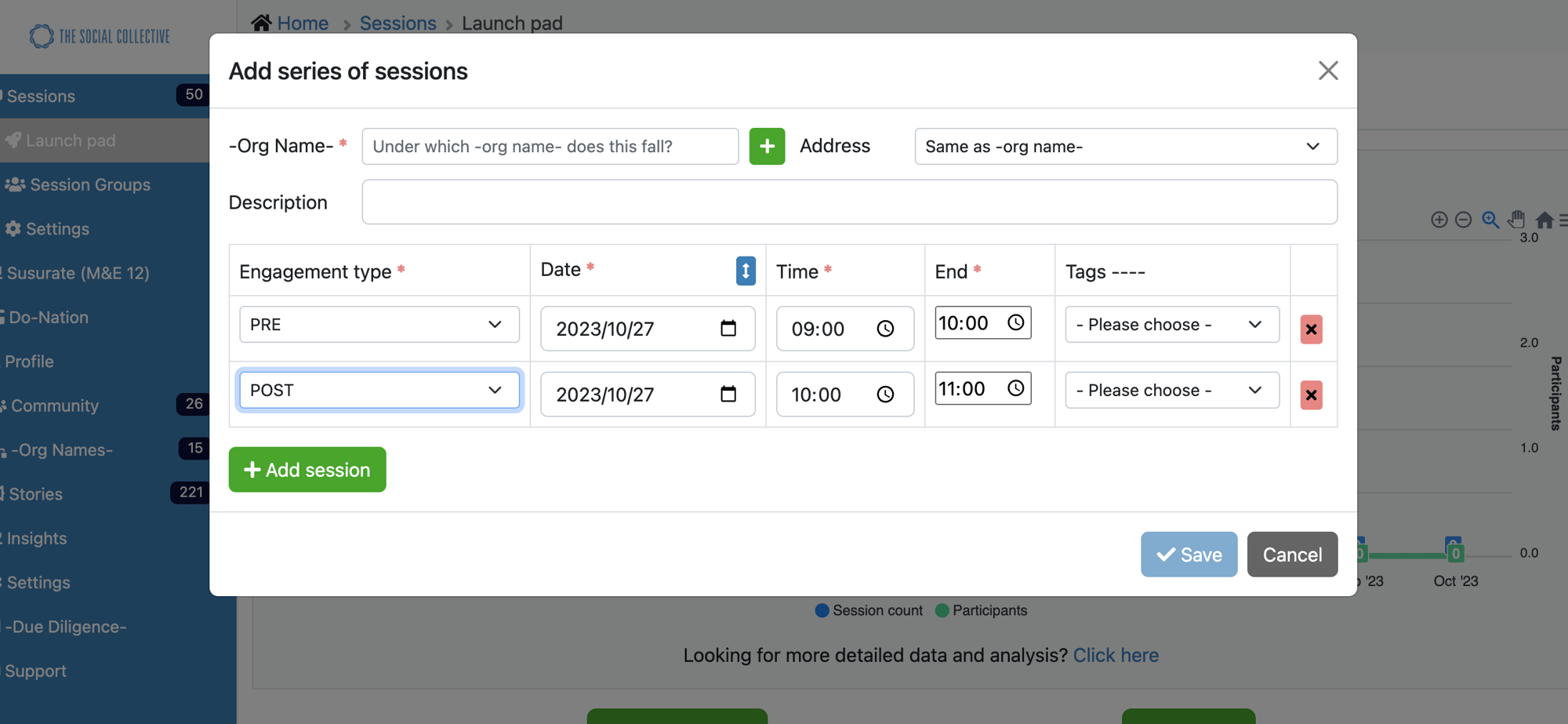 Session Group Feature